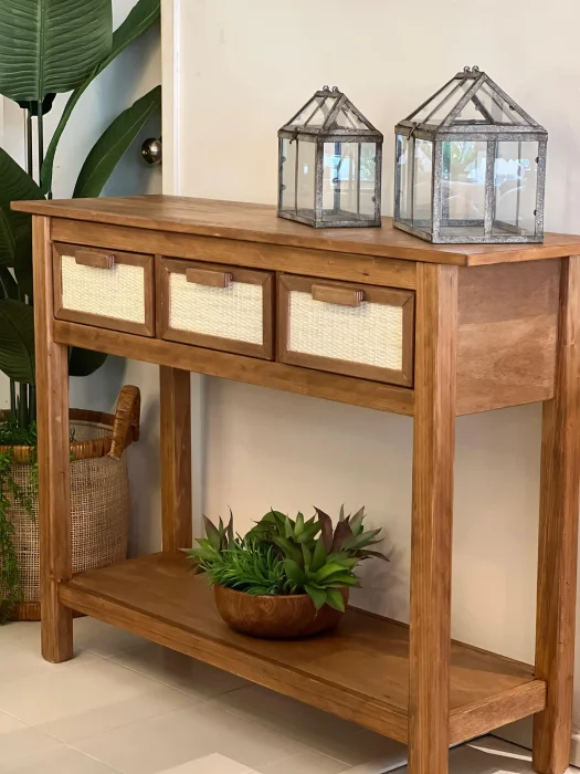 Recibidor con cajones y fibra - Muebles para TV, Uruguay | FMB