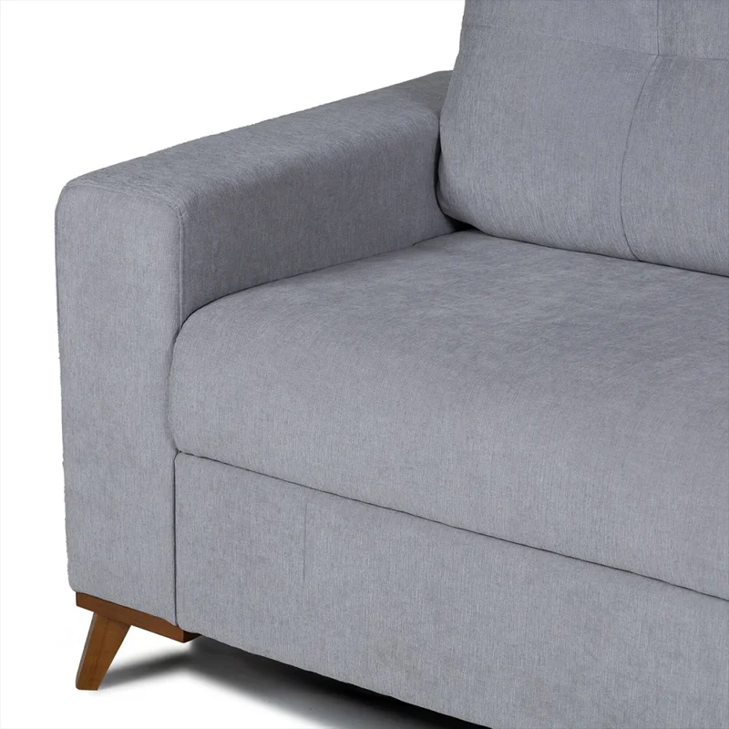 Sofá Katrina - Tela Microfibra - 3 cuerpos - 10286 (Gris) en Gris - Sillones y sofás, Uruguay | Nyr, vista 6