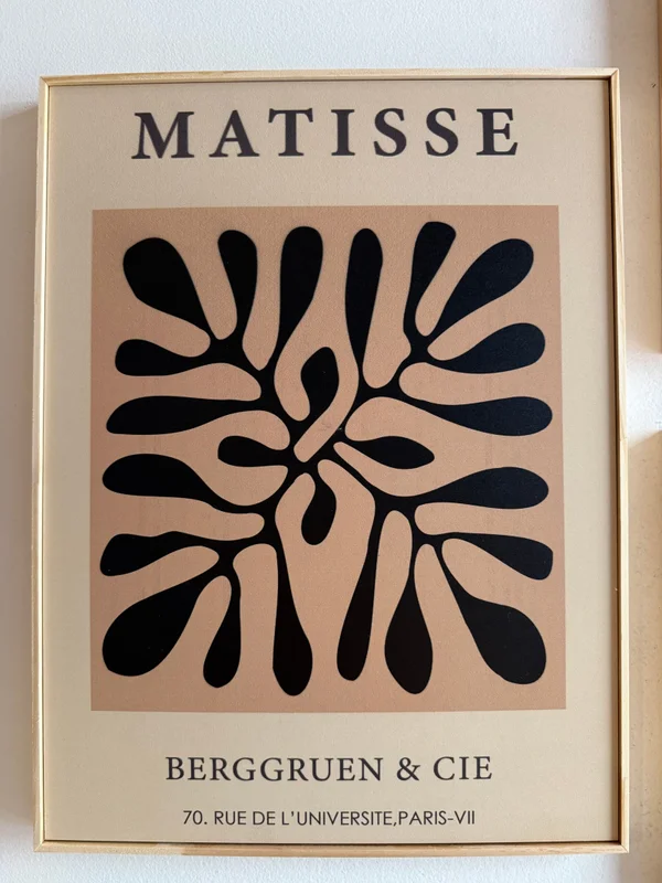 Kit 3 Cuadros - Matisse Beige/Negro - 30 × 40 en Negro - Decoración de pared, Uruguay | Berna Home, vista 6