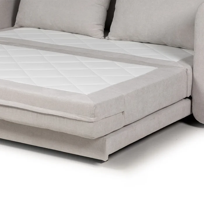 Sofá Cama Parma - Tela Microfibra - TC1009 (Plata) en Gris - Sillones y sofás, Uruguay | Nyr, vista 6