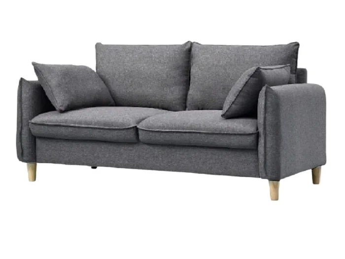 Sofa 3 cps BIG OSLO - Gris Oscuro en Gris - Sillones y sofás, Uruguay | Finkel, vista 2
