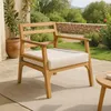 SILLON MADERA TECA 71x79x86.5CM en Madera natural - Sillones y sofás, Uruguay | Koz, vista 3 de 4