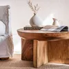 MESA MEDITERRANEO - SUAR - DIAMETRO 75 CMS en Madera natural - Mesas de living, Uruguay | La Iberica, vista 5 de 14