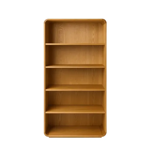 BIBLIOTECA ALTA MARINA ROBLE 98X40X194 en Madera natural - Bibliotecas, Uruguay | Masinfinito Casa