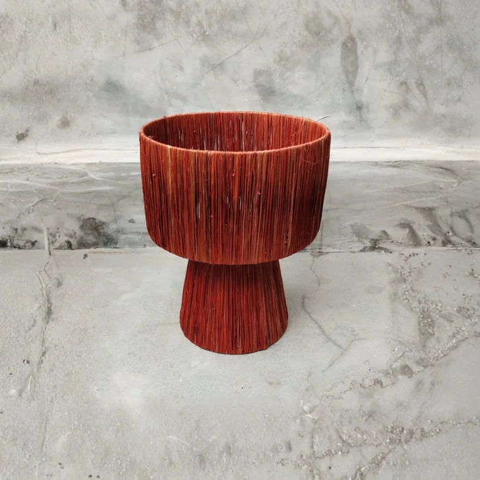Lámpara de Mesa de Sisal Picu | Casakos en Rojo - Lámparas de mesa, Uruguay | Casakos, vista 3