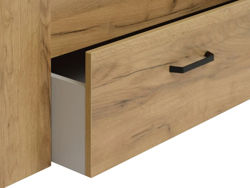 Estructura cama LINTRUP Queen 160x200 roble en Madera natural - Dormitorio, Uruguay | JYSK, vista 3