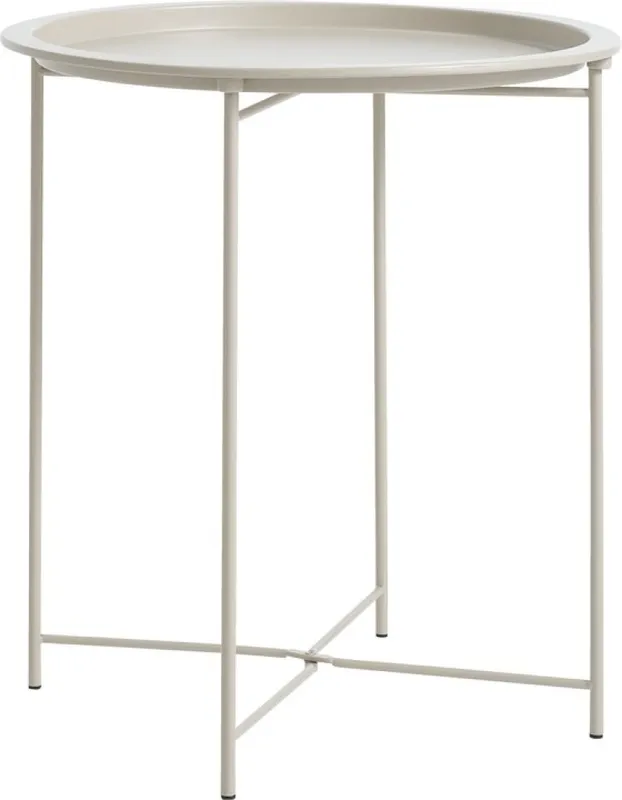Mesa auxiliar RANDERUP Ø47 arena claro en Beige - Mesas de arrimo, Uruguay | JYSK