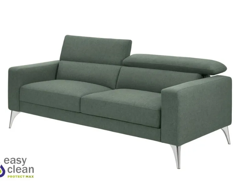 Sofá 3 cps MILO Easy Clean - Verde en Verde - Sillones y sofás, Uruguay | Finkel