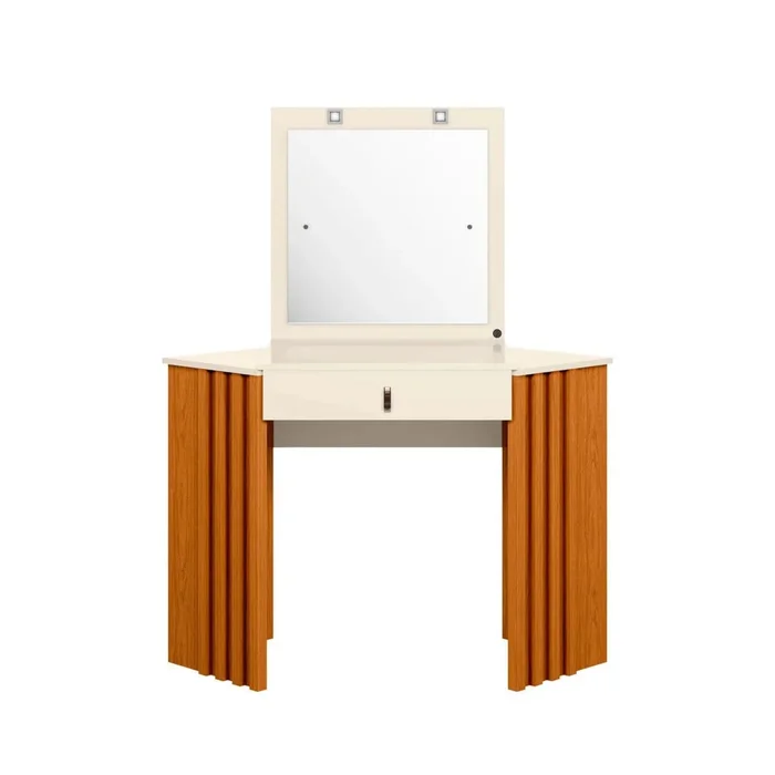 Escritorio Tocador Esquinero - FIT - Glitter - Marrón - Escritorios y sillas de escritorio, Uruguay | Ecowood, vista 3
