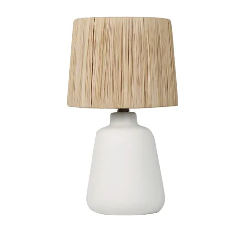 Lampara de mesa - Cerámica Vignola en Blanco - Lámparas de mesa, Uruguay | Rústico Hogar