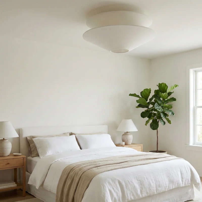 Colgante Aura Platillo Dual en Blanco - Lámparas colgantes, Uruguay | La Perla, vista 4