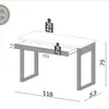 Escritorio Industrial 118cm con Cajon 100% MDF - Linea Factory - Bibliotecas, Uruguay | Balton, vista 4 de 12