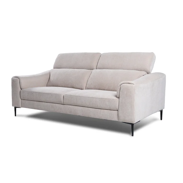 Sofá Hashtag - Tela Microfibra - 3 cuerpos - 6686-4 Beige en Beige - Sillones y sofás, Uruguay | NYR