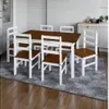 JUEGO COMEDOR OLIVIA 6SILL- CERA/BLANCO - Mesas de comedor, Uruguay | Que Sal Muebleria, vista 4 de 5