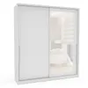 Placard PORTO 2 Puertas Corrediza 2C en Blanco - Roperos y placares, Uruguay | Palermo Casa Deco, vista 6 de 7