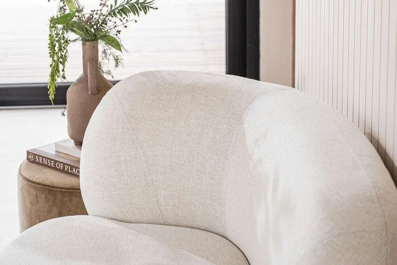 CHAISE LONGUE FOA - LINO BELGA ANTIMANCHAS en Beige - Sillones y sofás, Uruguay | La Iberica, vista 5