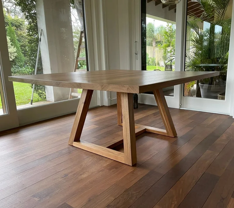MESA COMEDOR DE LOURO 155X155 A MEDIDA en Madera natural - Mesas de comedor, Uruguay | Más Infinito Casa, vista 3