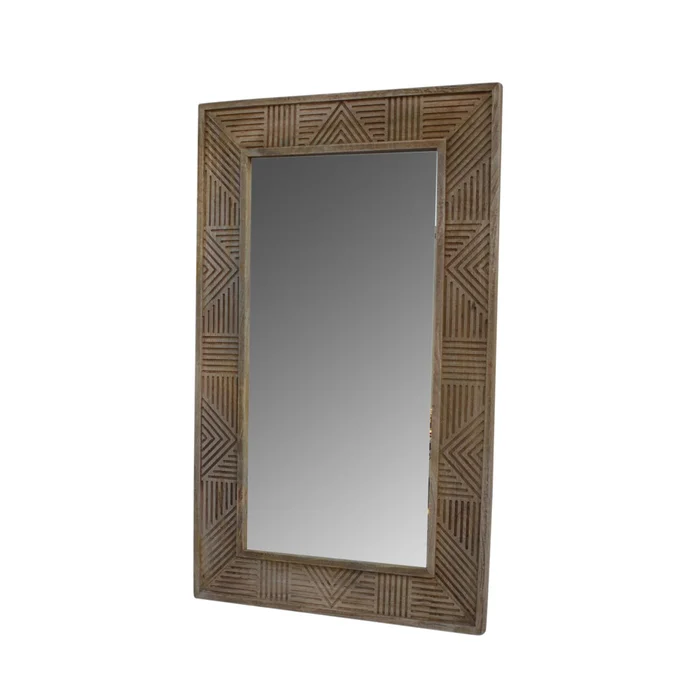 Espejo Madera Natural-beige M-24222 en Madera natural - Espejos, Uruguay | Divino, vista 3