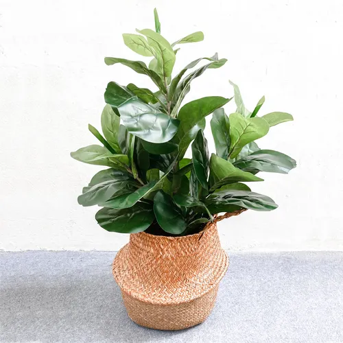 Planta artificial Ficus Lyrata 90cm - Macetas, Uruguay | Alta Gracia Deco