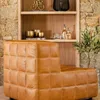 BUTACA COLUMBIA - CUERO ITALIANO CARAMELO en Marrón - Sillones y sofás, Uruguay | La Iberica, vista 24 de 40