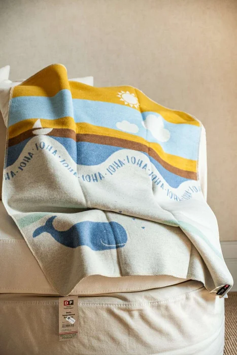 MANTA AUSTRIACA KIDS - BALLENA BLUE en Azul - Textiles, Uruguay | La Iberica, vista 2