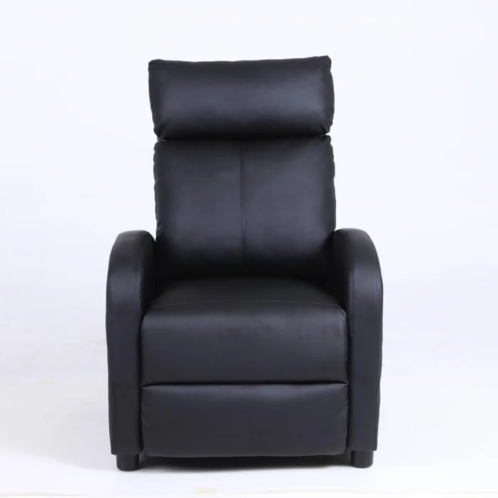 Sillon reclinable 1 cuerpo con masajeador y calefaccion - Negro en Negro - Sillones y sofás, Uruguay | La Cueva Muebles, vista 8