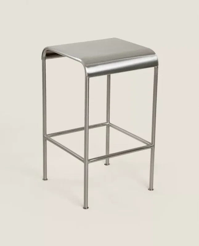 TABURETE ALTO ACERO INOXIDABLE - Sillas, Uruguay | Zara Home, vista 3