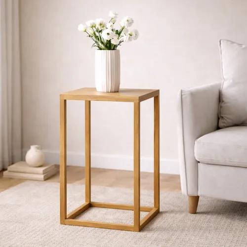Mesa Auxiliar "MAKONDE" en Madera natural - Muebles, Uruguay | Casa Ernesta