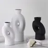 FLORERO CERAMICA 12x8.5x20CM NEGRO - Jarrones, Uruguay | Decohogar, vista 3 de 5