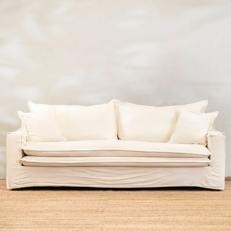 Sillón Vicente 3 Cuerpos en Beige - Sillones y sofás, Uruguay | Aihaus