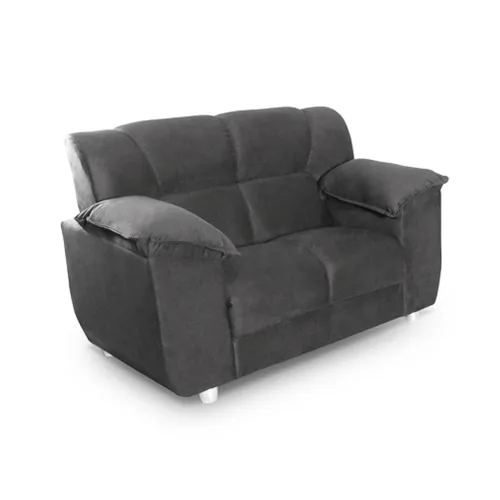 Sofá 2 Cuerpos Aguai Gris en Gris - Sillones y sofás, Uruguay | Soy Hogar