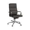 Silla De Escritorio Pu-y-acero Negro D-105 en Negro - Escritorios y sillas de escritorio, Uruguay | Divino, vista 1 de 5