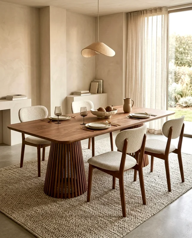MESA MIAMI RECTANGULAR 2m x 1m en Madera natural - Muebles, Uruguay | Indrana, vista 3