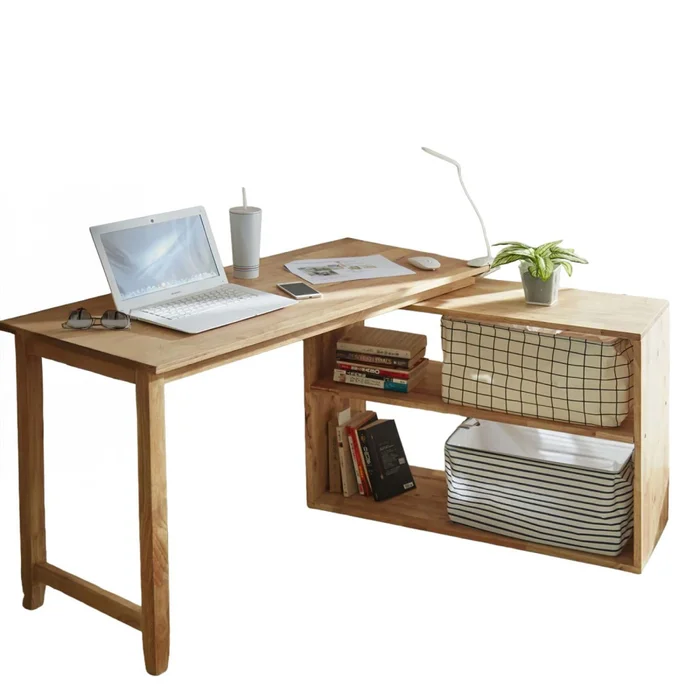 Escritorio Madera Natural-beige Oxford en Madera natural - Escritorios y sillas de escritorio, Uruguay | Divino, vista 2