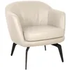 Butaca Fija 1 Cuerpo Cuero Blanco 1002 Offwhite en OFFWHITE - Sillones y sofás, Uruguay | Divino, vista 2 de 5