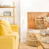 SILLON JOAQUINA - LINO ANTIMANCHAS MAIZ en Amarillo - Sillones y sofás, Uruguay | La Iberica, vista 10 de 12