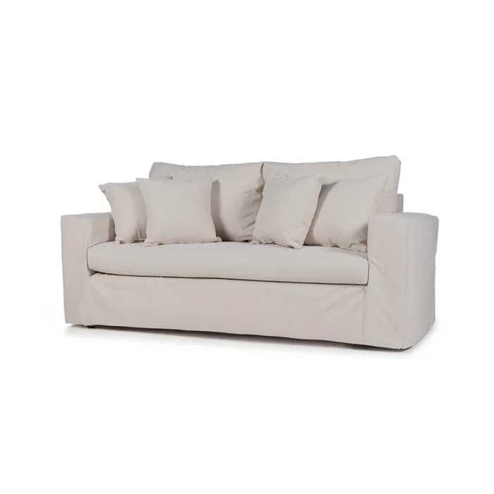 Sofá Moscow con Funda - Tela Rústica - 2,5 cuerpos - TD5260-1635 (Beige) en Beige - Sillones y sofás, Uruguay | NYR