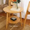 Mesas de luz Roma x2 + Mesa Verona en Madera natural - Muebles, Uruguay | Uruguay Bamboo, vista 5 de 7