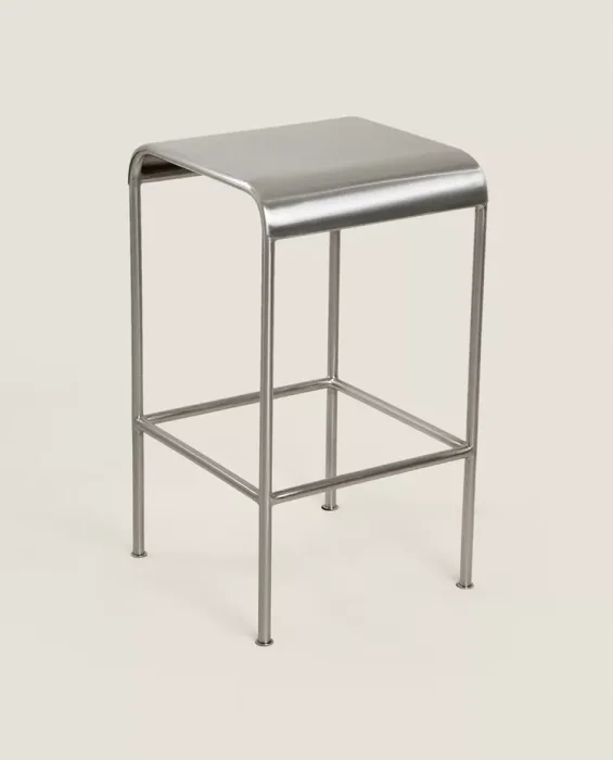 TABURETE ALTO ACERO INOXIDABLE - Sillas, Uruguay | Zara Home, vista 3