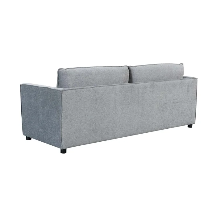 Sofá 3 Cuerpos Tela Gris Amsterdam en Gris - Sillones y sofás, Uruguay | Divino, vista 5