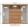 Cómoda Cajonera 2 Puertas 4 Cajones Dormitorio Blan 303866 - Cómodas, Uruguay | Muebles Express, vista 2 de 6