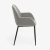 Silla Konna gris claro en Gris - Sillas, Uruguay | Kavehome, vista 5 de 7