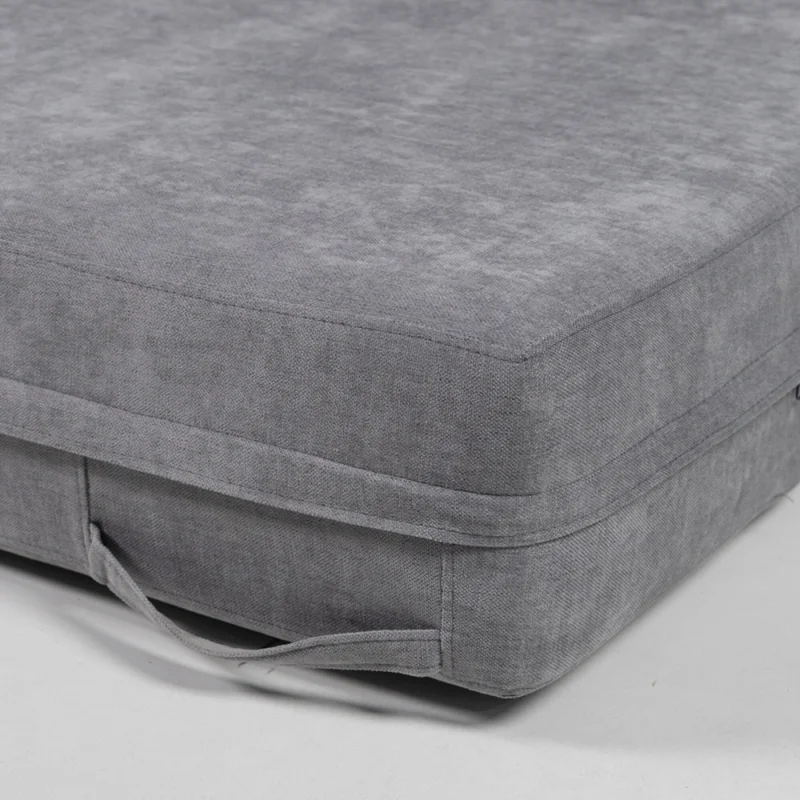 Sofá Cama Nizza - Tela Microfibra - 9250 (Grafito) en Gris - Sillones y sofás, Uruguay | Nyr, vista 4