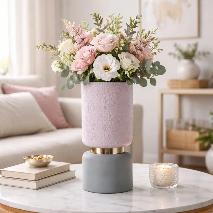 FLORERO PASTEL Rosa en Rosa - Decoración, Uruguay | Viasono