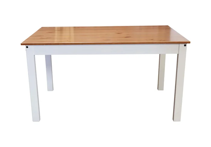 Juego De Comedor 6 Sillas Pino Tratado Blanco Nogal Mexicana en Blanco - Mesas de comedor, Uruguay | Soy Hogar, vista 7