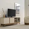 Rack para TV Istambul 200cm Patas en madera maciza - Muebles para TV, Uruguay | Balton, vista 6 de 10