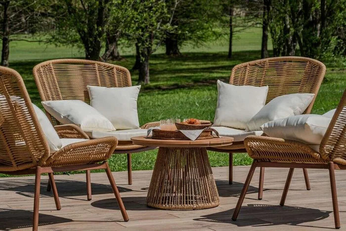 MESA MULTIFUNCION DIAMETRO 66 CMS - EXTERIOR en Madera natural - Muebles para el exterior, Uruguay | La Iberica, vista 3