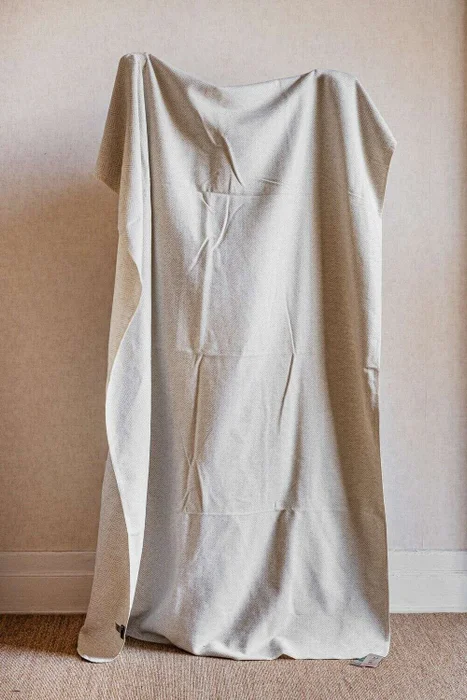 MANTA AUSTRIACA ESPIGA - TOSTADO SUAVE en Beige - Textiles, Uruguay | La Iberica, vista 4