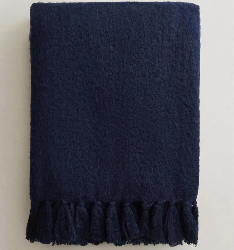 MANTA LANA en Azul - Textiles, Uruguay | Zara Home
