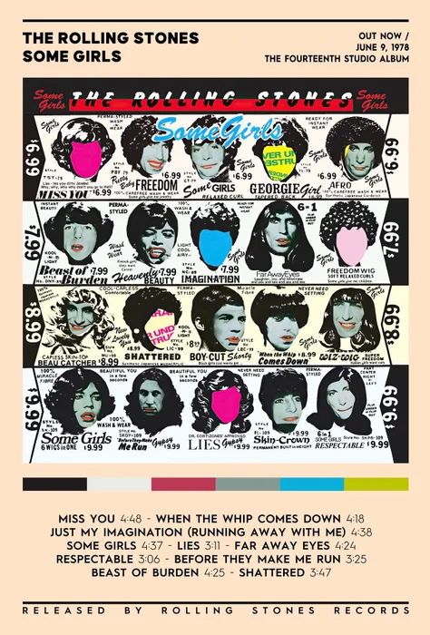 The rolling stones en Multicolor - Láminas, Uruguay | Mara Estudio